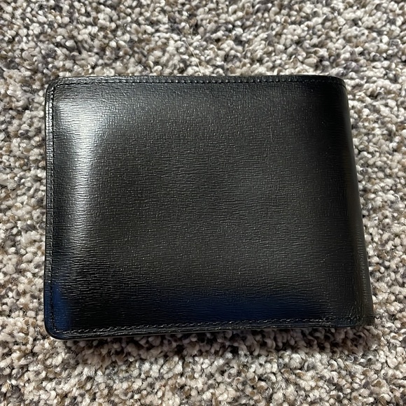Authentic BURBERRY black leather men’s wallet - Picture 3 of 12